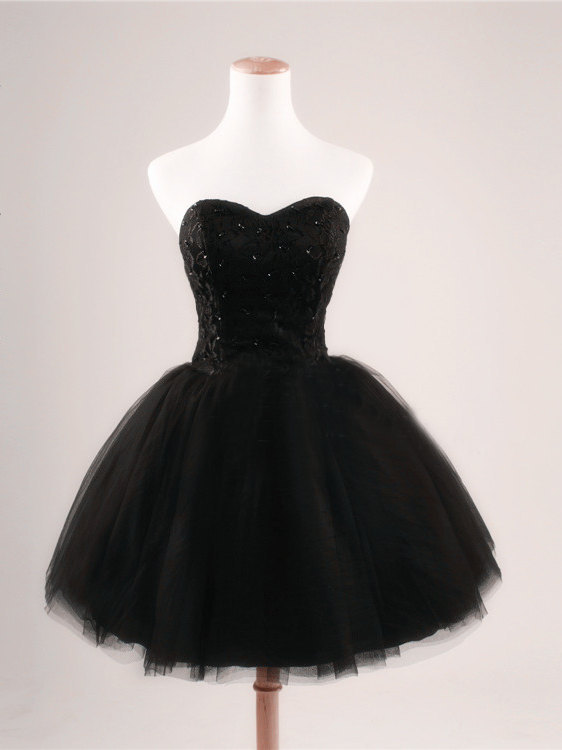 Short Prom dresses,black prom dress,cheap short black dresses for prom ...